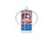 Sublimation 13oz/400ml Stainless Steel Sippy Cup with Spout (White)